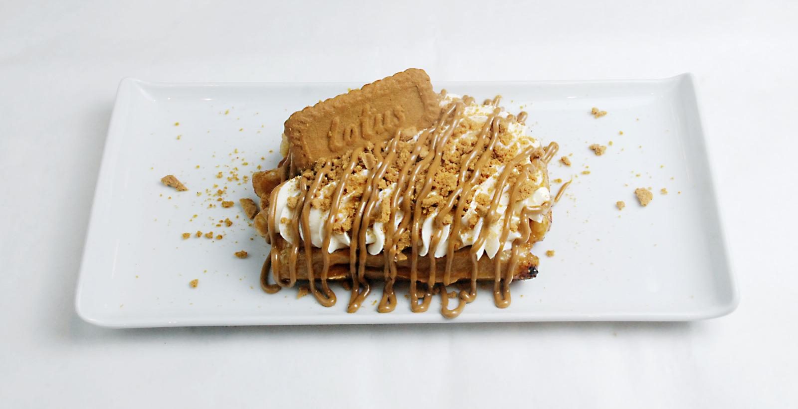 Lotus Biscoff waffle
