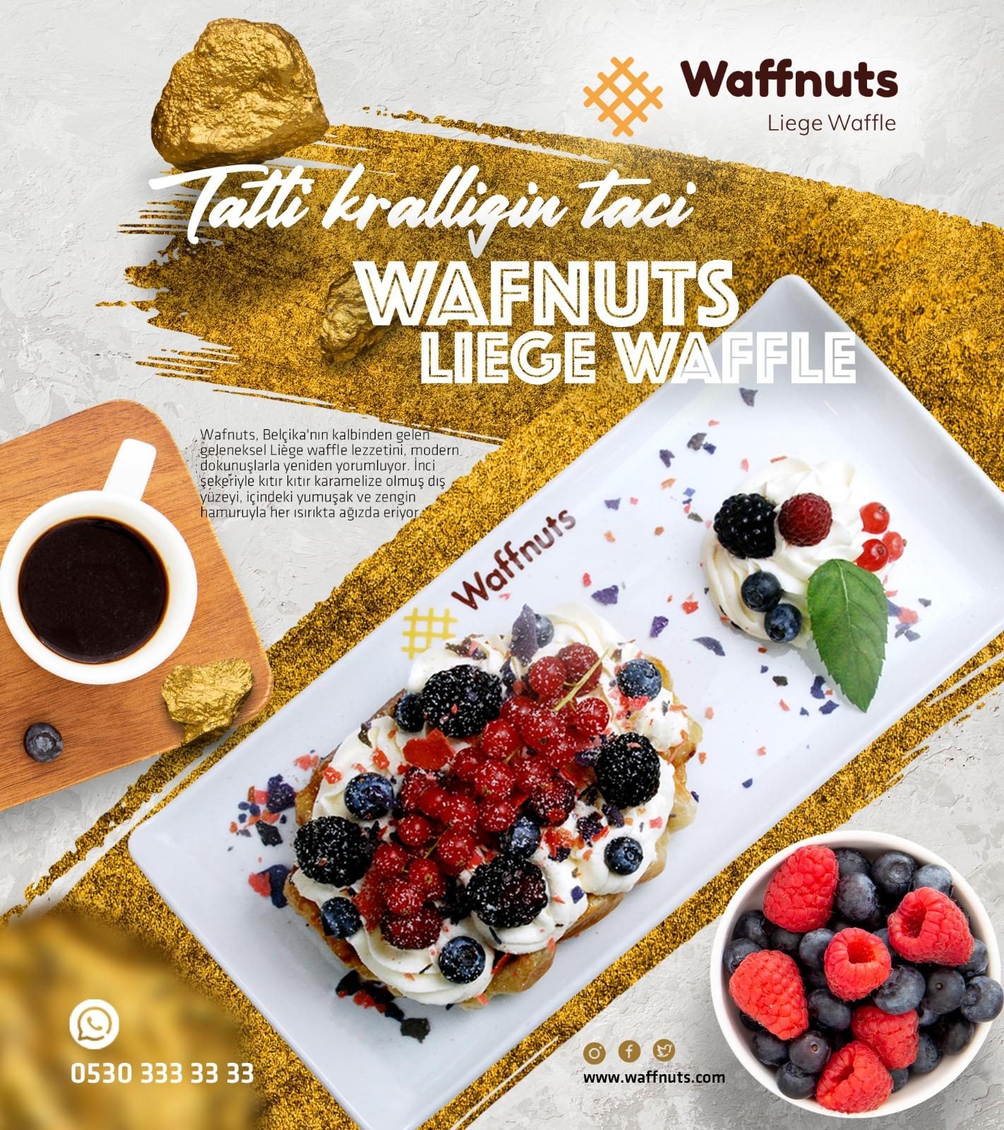 Orman meyveli imza waffle